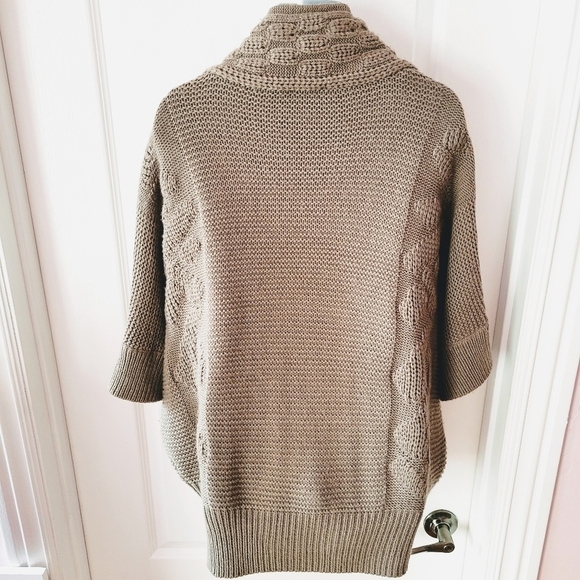 The Limited Shawl Collar Sweater Tan Size Medium - Picture 3 of 10